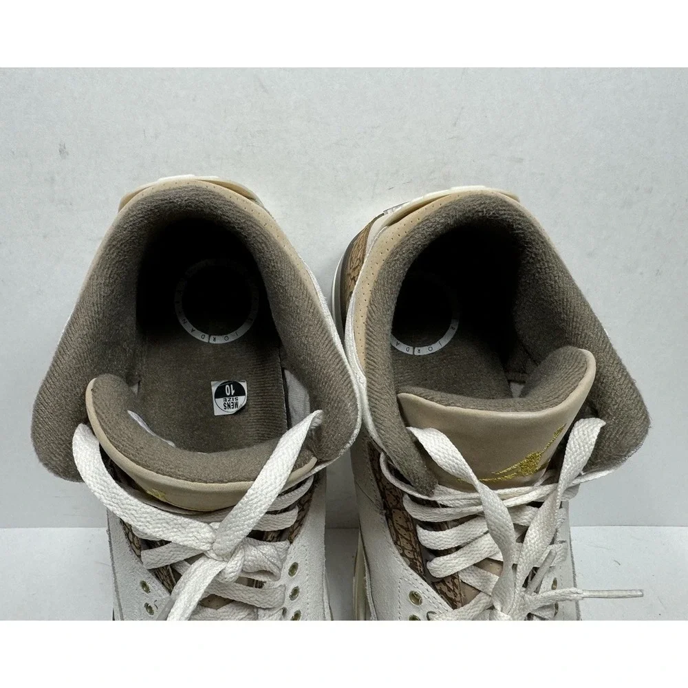 Nike Air Jordan 3 Retro Palomino Mens Size 10 Brown CT8532-102 Shoes Sneakers